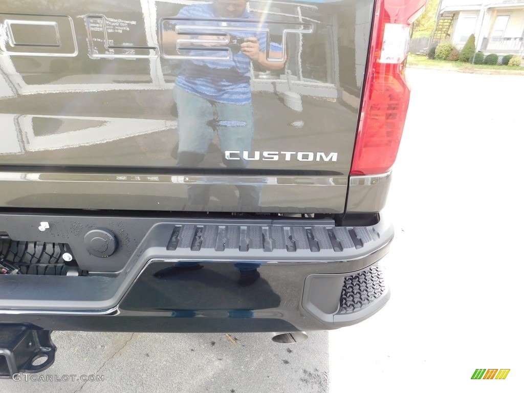 2022 Silverado 2500HD Custom Crew Cab 4x4 - Greenstone Metallic / Jet Black photo #15