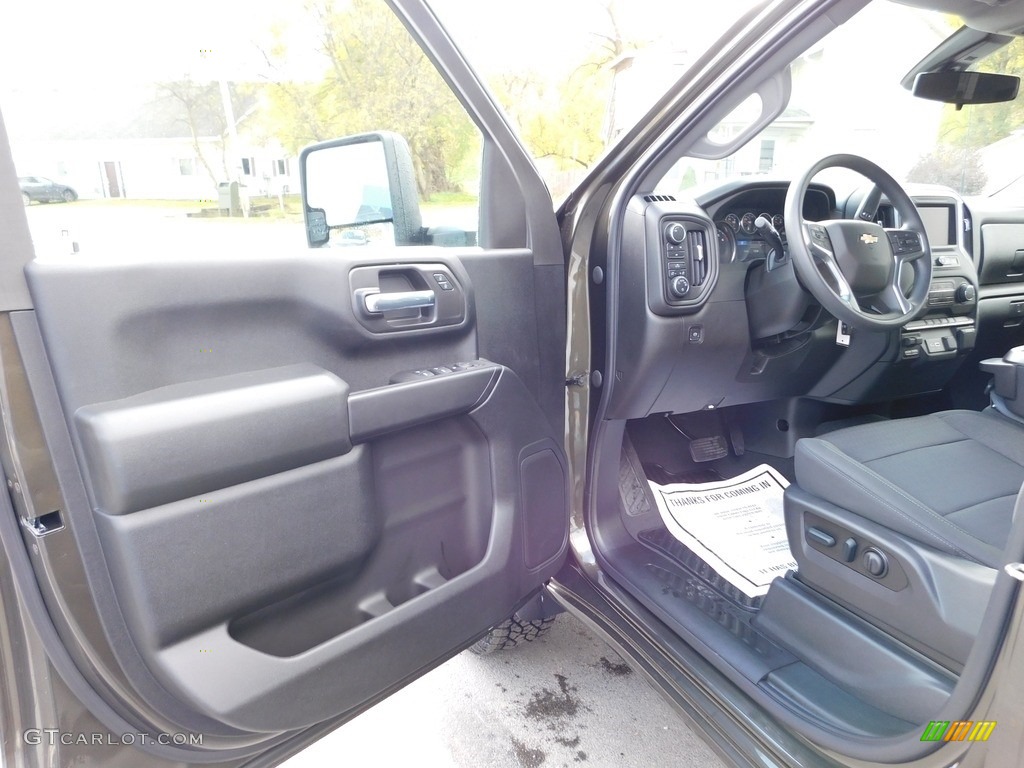 2022 Silverado 2500HD Custom Crew Cab 4x4 - Greenstone Metallic / Jet Black photo #18