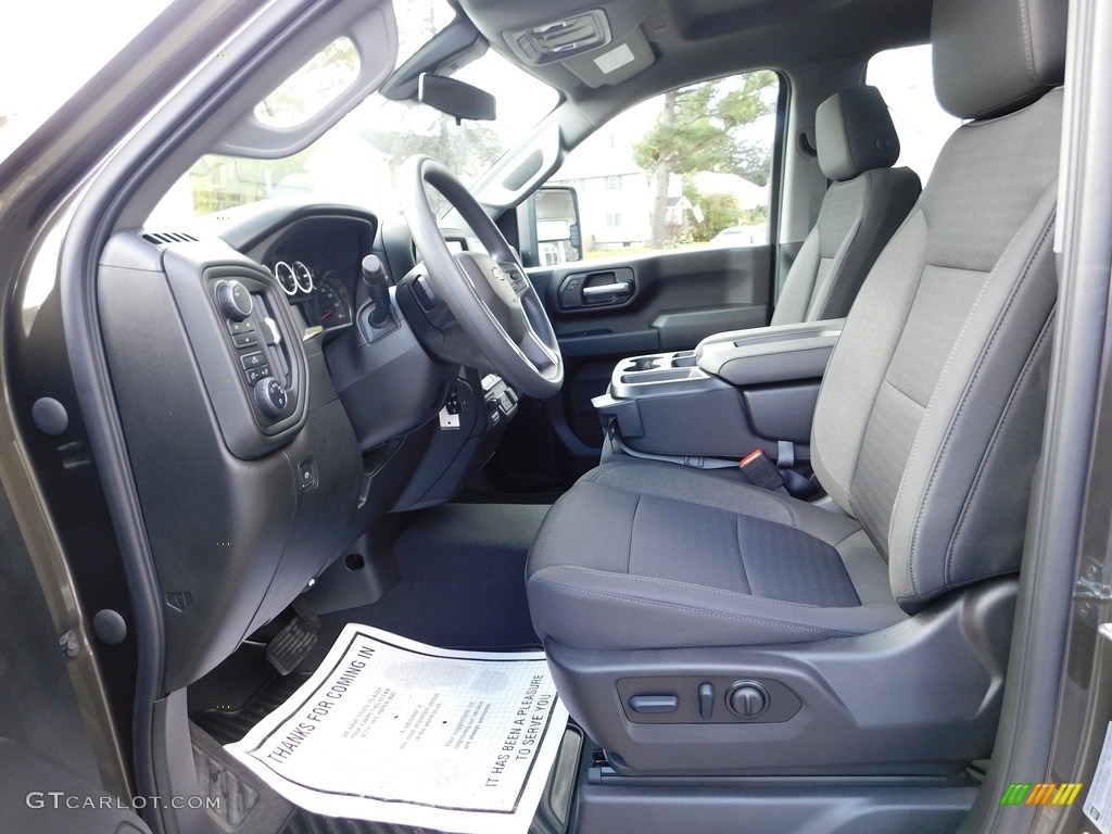 Jet Black Interior 2022 Chevrolet Silverado 2500HD Custom Crew Cab 4x4 Photo #145046539