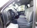 Jet Black Front Seat Photo for 2022 Chevrolet Silverado 2500HD #145046560