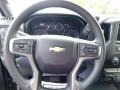 Jet Black Steering Wheel Photo for 2022 Chevrolet Silverado 2500HD #145046629