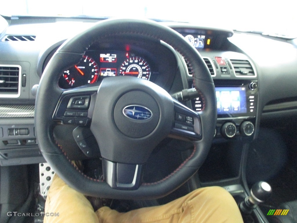 2020 Subaru WRX Limited Carbon Black Steering Wheel Photo #145047145