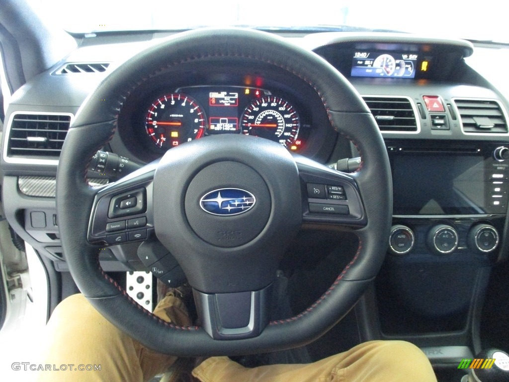 2020 WRX Limited - Crystal White Pearl / Carbon Black photo #35