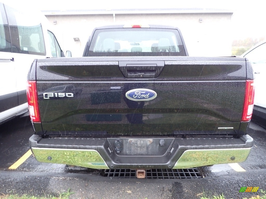 2016 F150 XL SuperCrew 4x4 - Shadow Black / Medium Earth Gray photo #5