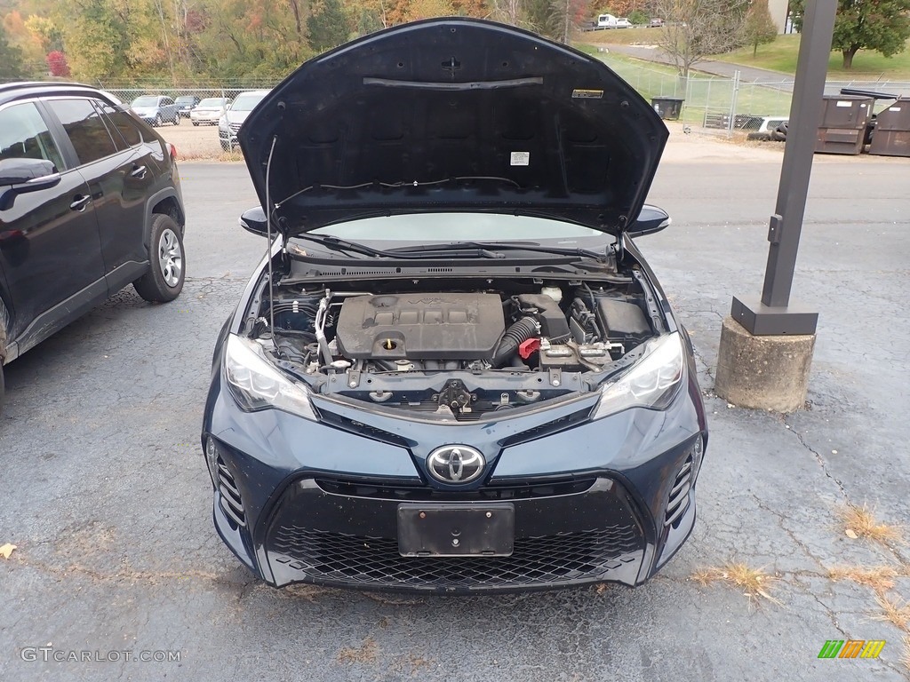 2018 Corolla SE - Blue Crush Metallic / Black photo #4