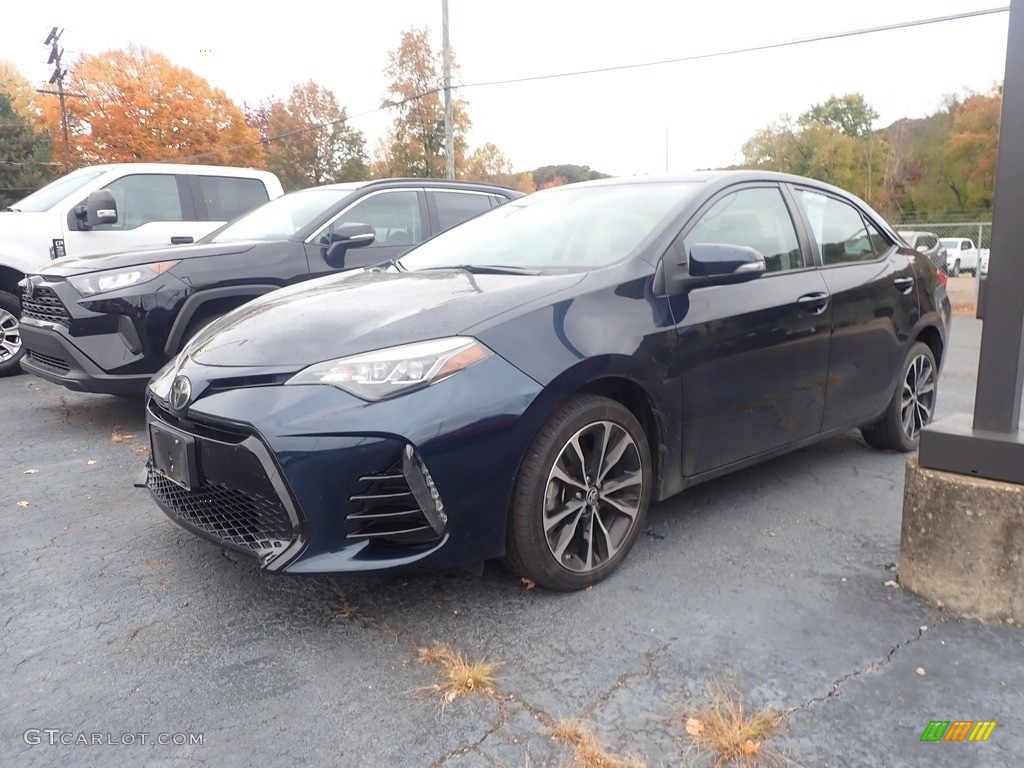 2018 Corolla SE - Blue Crush Metallic / Black photo #6