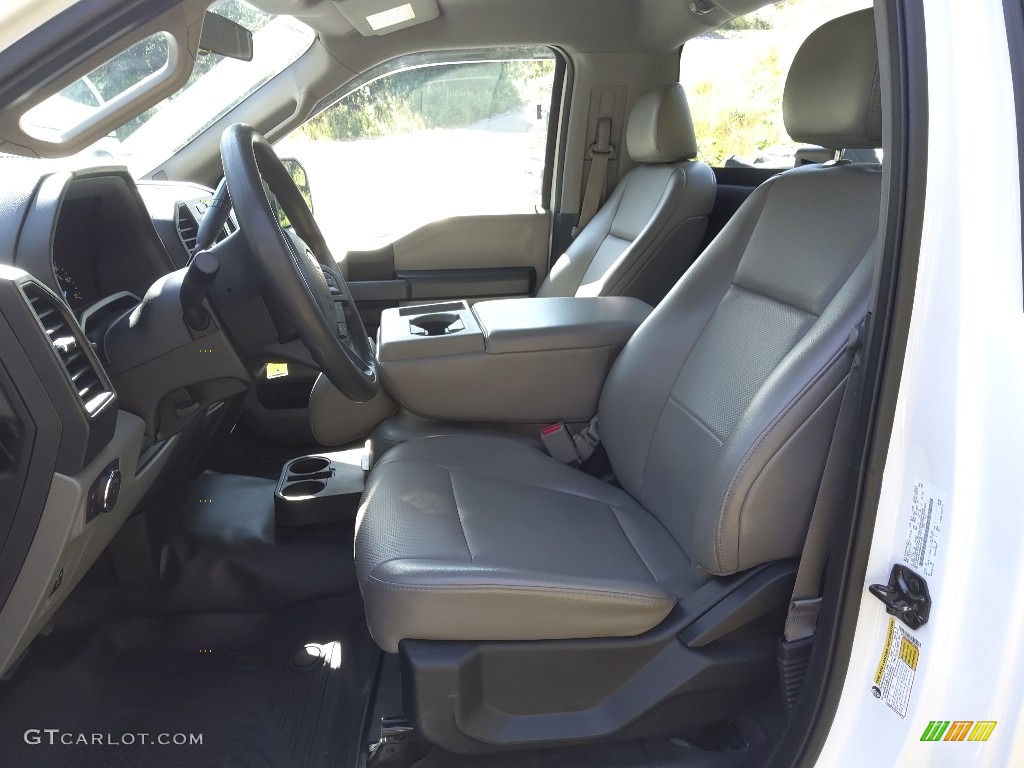 Medium Earth Gray Interior 2016 Ford F150 XL Regular Cab 4x4 Photo #145048474