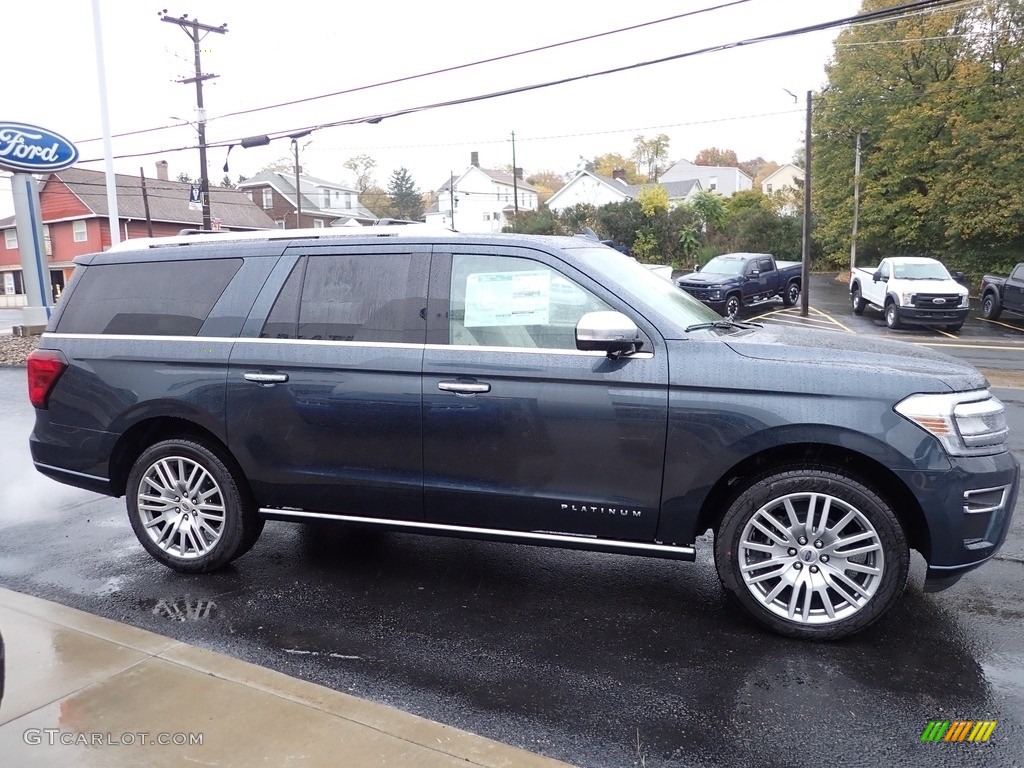 Stone Blue Metallic 2022 Ford Expedition Platinum Max 4x4 Exterior Photo #145048514