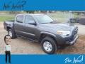 2021 Magnetic Gray Metallic Toyota Tacoma SR Double Cab 4x4  photo #1