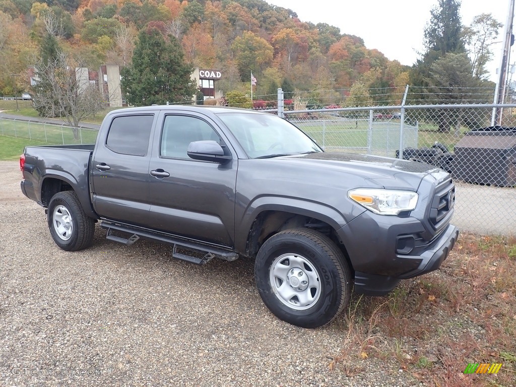 2021 Tacoma SR Double Cab 4x4 - Magnetic Gray Metallic / Cement photo #2