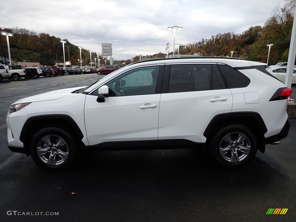 2022 RAV4 XLE AWD - White / Black photo #2