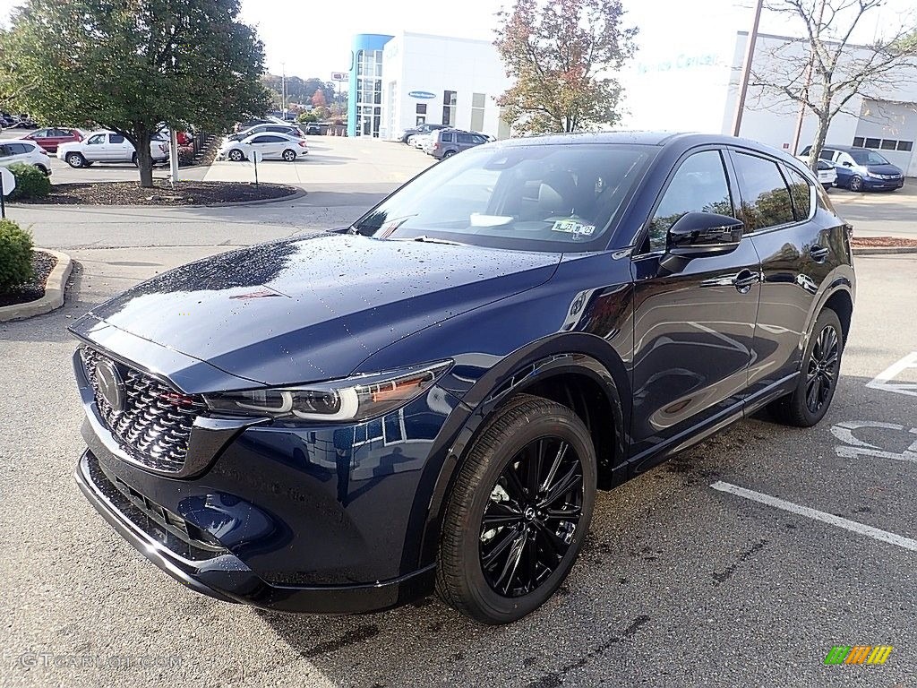 Deep Crystal Blue Mica 2023 Mazda CX-5 Turbo AWD Exterior Photo #145050536