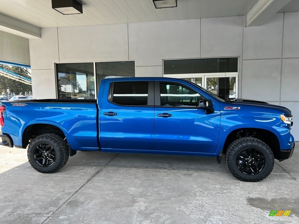 2022 Silverado 1500 LT Trail Boss Crew Cab 4x4 - Glacier Blue Metallic / Jet Black photo #6