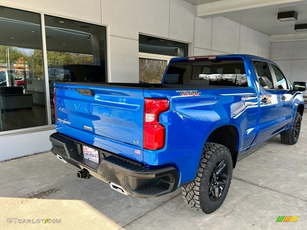 2022 Silverado 1500 LT Trail Boss Crew Cab 4x4 - Glacier Blue Metallic / Jet Black photo #7