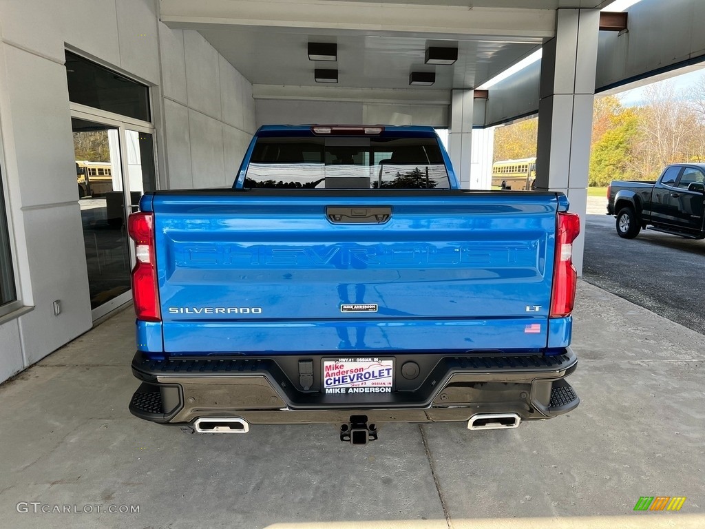 2022 Silverado 1500 LT Trail Boss Crew Cab 4x4 - Glacier Blue Metallic / Jet Black photo #8
