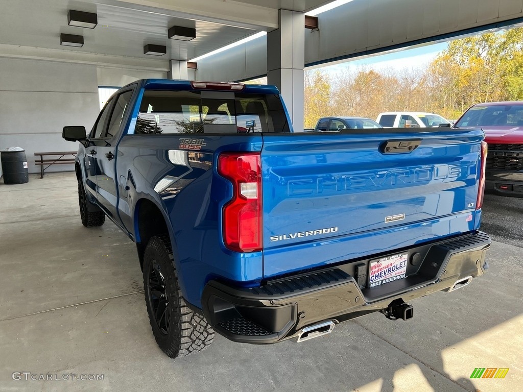2022 Silverado 1500 LT Trail Boss Crew Cab 4x4 - Glacier Blue Metallic / Jet Black photo #10