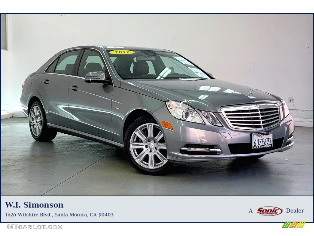 2012 E 350 Sedan - Palladium Silver Metallic / Black photo #1