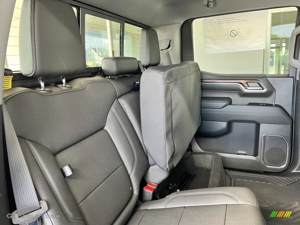 Jet Black Interior 2022 Chevrolet Silverado 1500 LT Trail Boss Crew Cab 4x4 Photo #145051741
