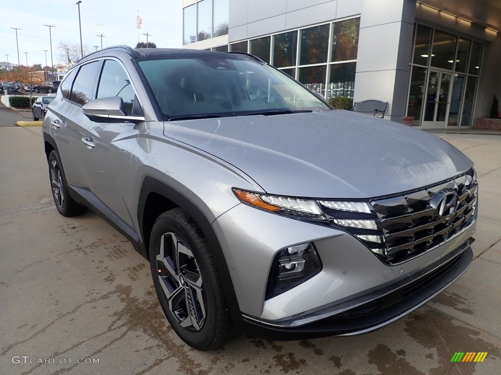 Shimmering Silver 2022 Hyundai Tucson Limited Hybrid AWD Exterior Photo #145051936