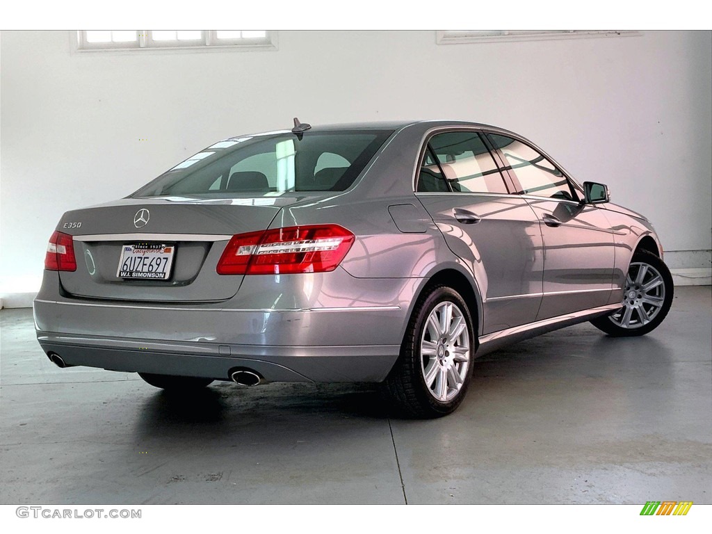 2012 E 350 Sedan - Palladium Silver Metallic / Black photo #13