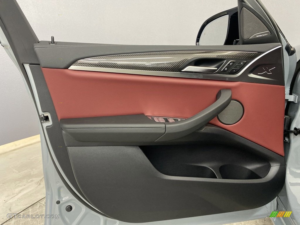 2023 BMW X4 M40i Tacora Red Door Panel Photo #145052044