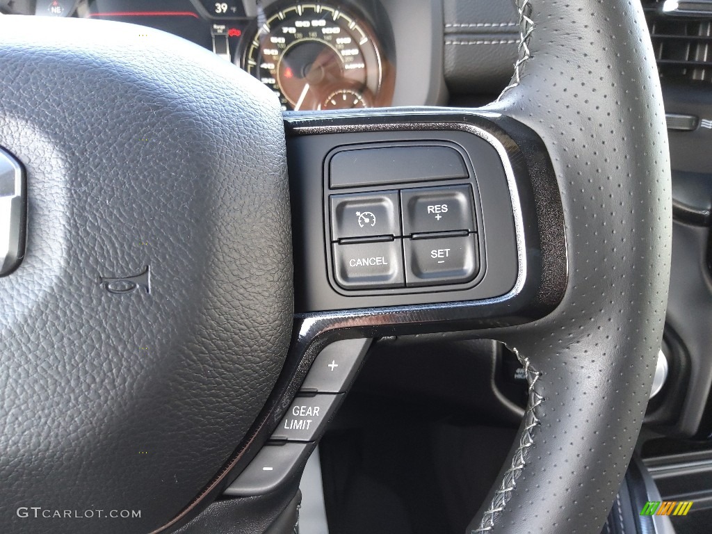 2022 Ram 2500 Power Wagon Crew Cab 4x4 Black Steering Wheel Photo #145053802