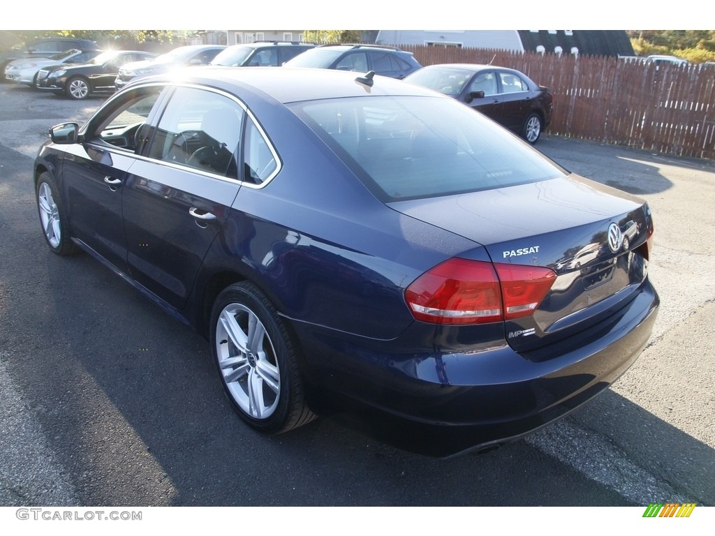 Night Blue Metallic 2014 Volkswagen Passat 1.8T SE Exterior Photo #145054396