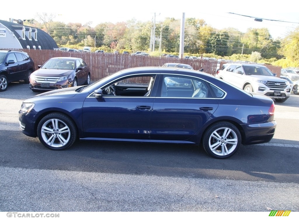Night Blue Metallic 2014 Volkswagen Passat 1.8T SE Exterior Photo #145054405