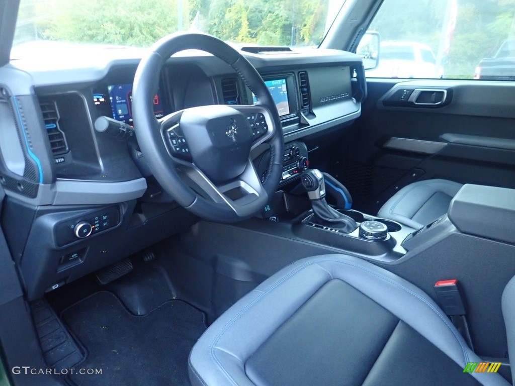 2022 Ford Bronco Black Diamond 4x4 4-Door Interior Color Photos