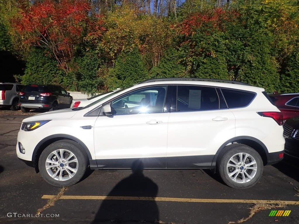 2019 Escape SEL 4WD - White Platinum / Chromite Gray/Charcoal Black photo #2