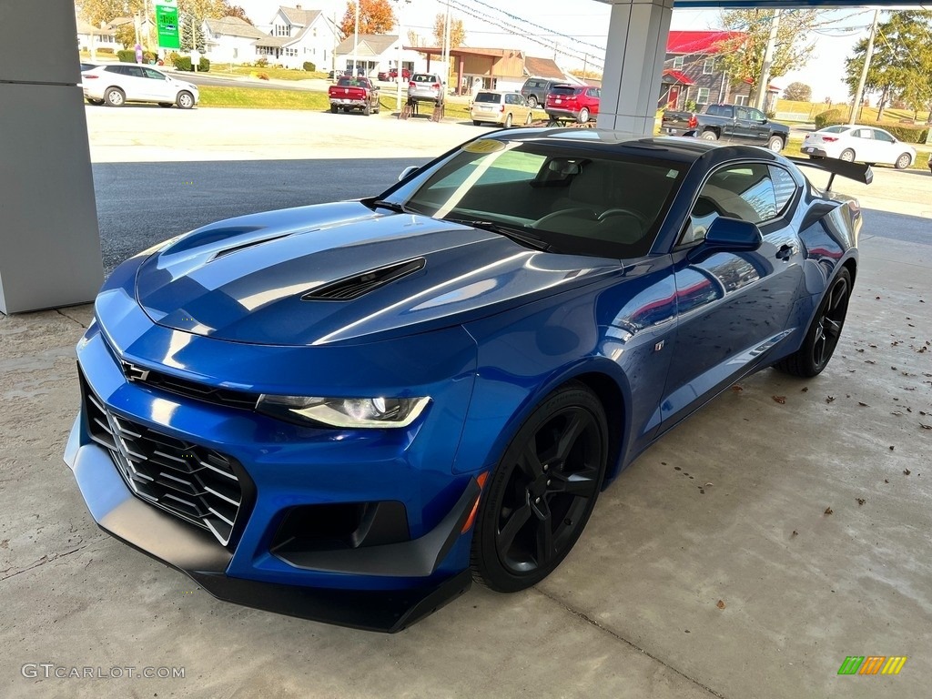2018 Camaro SS Coupe - Hyper Blue Metallic / Jet Black photo #2