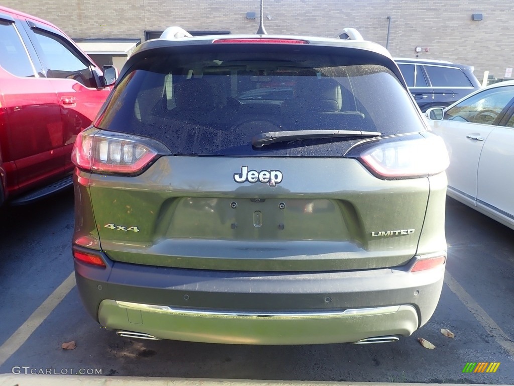 2019 Cherokee Limited 4x4 - Olive Green Pearl / Black/Ski Grey photo #3