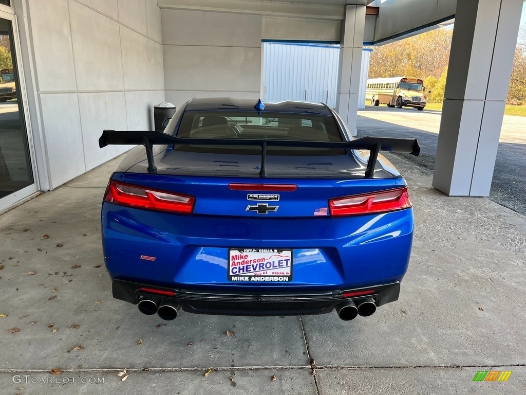 2018 Camaro SS Coupe - Hyper Blue Metallic / Jet Black photo #8