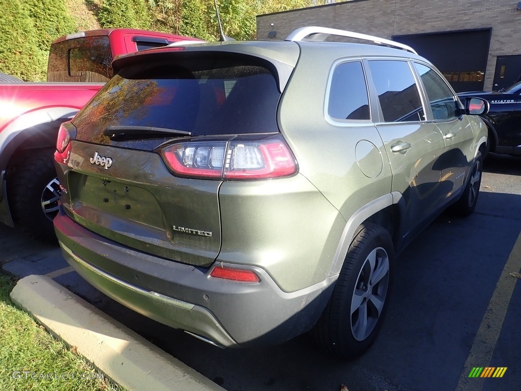 2019 Cherokee Limited 4x4 - Olive Green Pearl / Black/Ski Grey photo #4