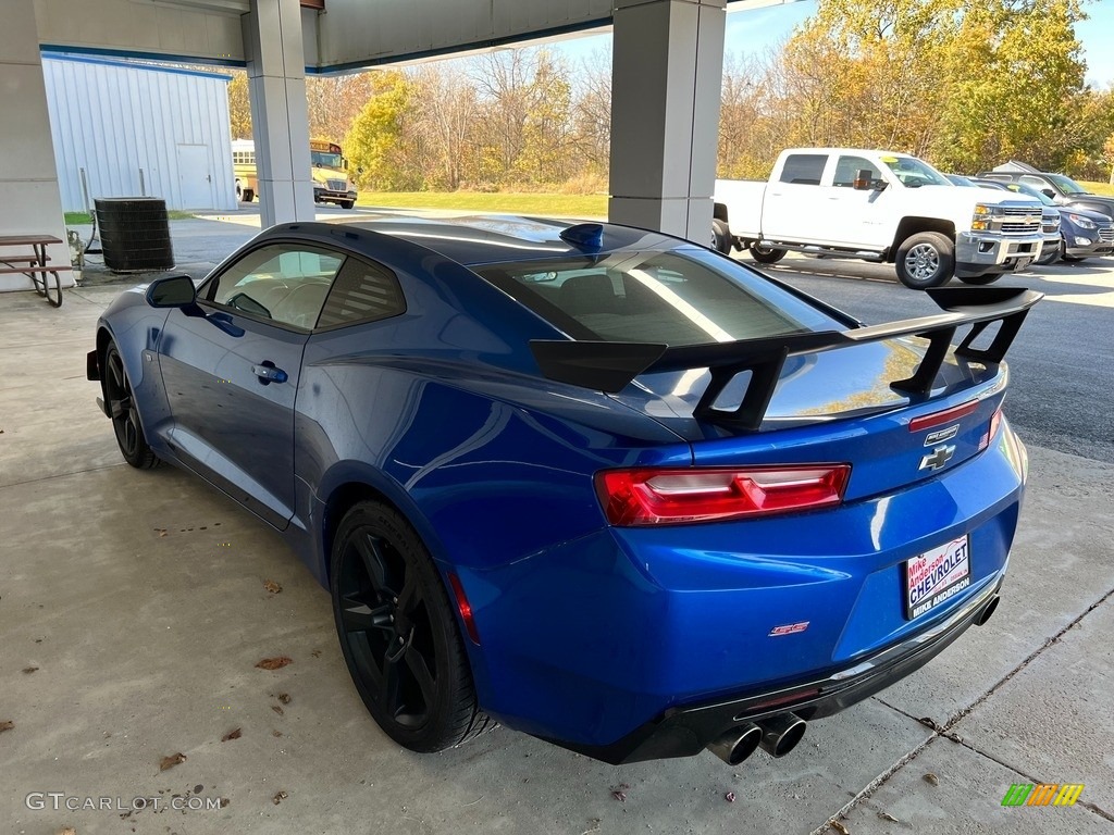 2018 Camaro SS Coupe - Hyper Blue Metallic / Jet Black photo #9