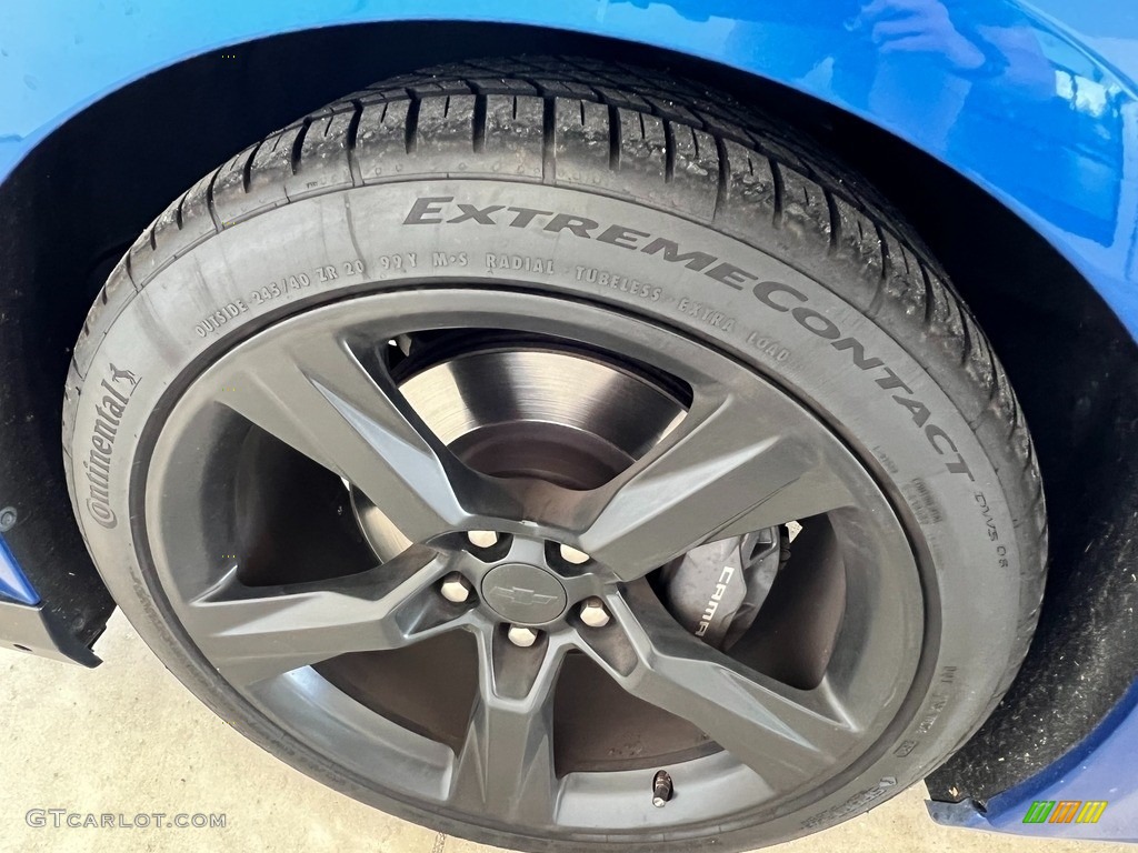 2018 Camaro SS Coupe - Hyper Blue Metallic / Jet Black photo #11