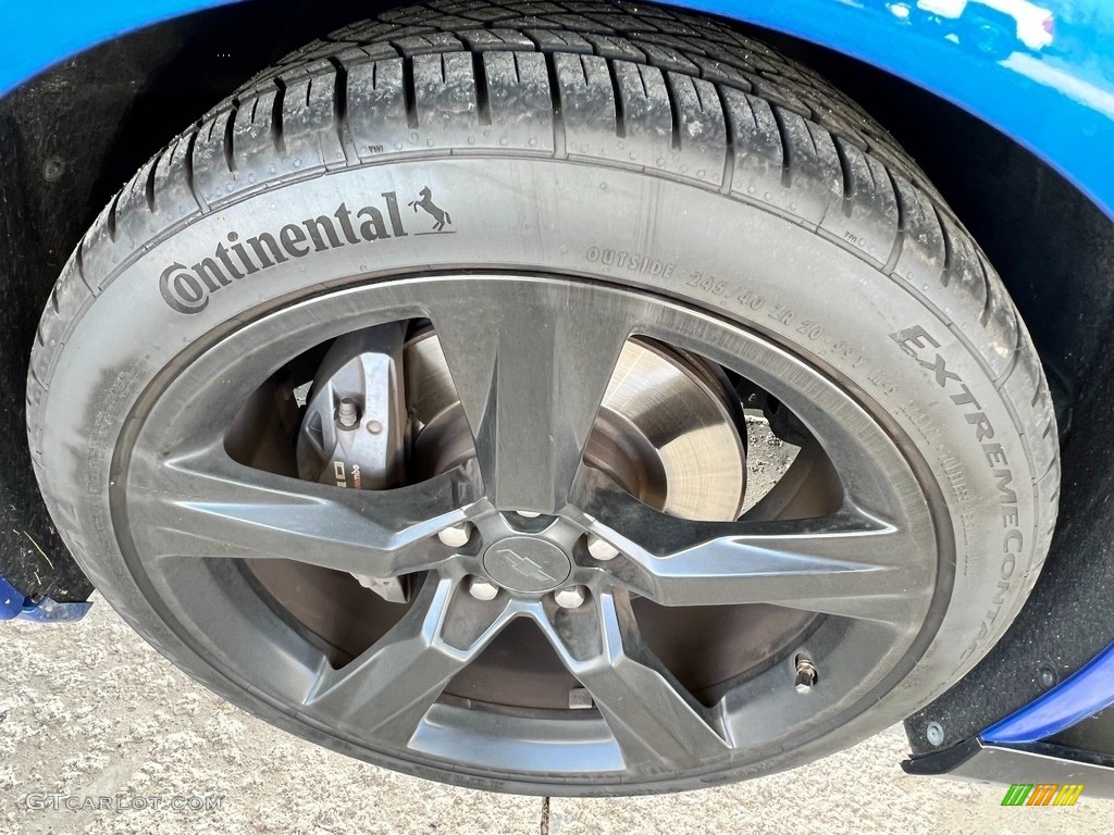 2018 Camaro SS Coupe - Hyper Blue Metallic / Jet Black photo #12