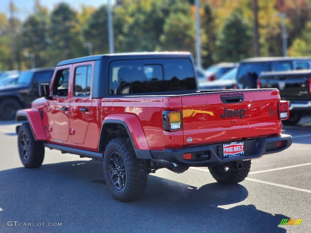 2023 Gladiator Willys 4x4 - Firecracker Red / Black photo #4