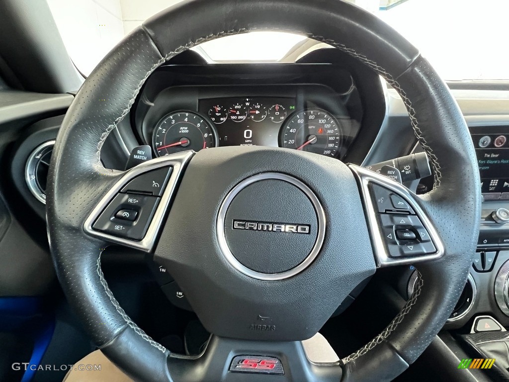 2018 Camaro SS Coupe - Hyper Blue Metallic / Jet Black photo #17