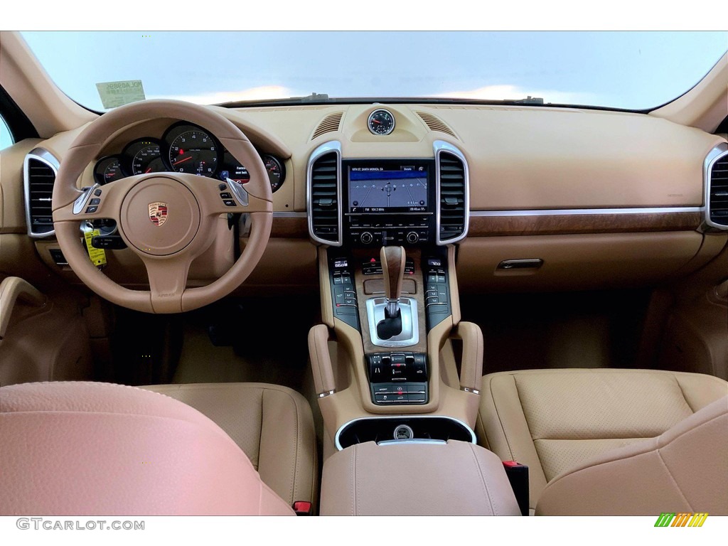 2013 Porsche Cayenne Standard Cayenne Model Luxor Beige Dashboard Photo #145056028