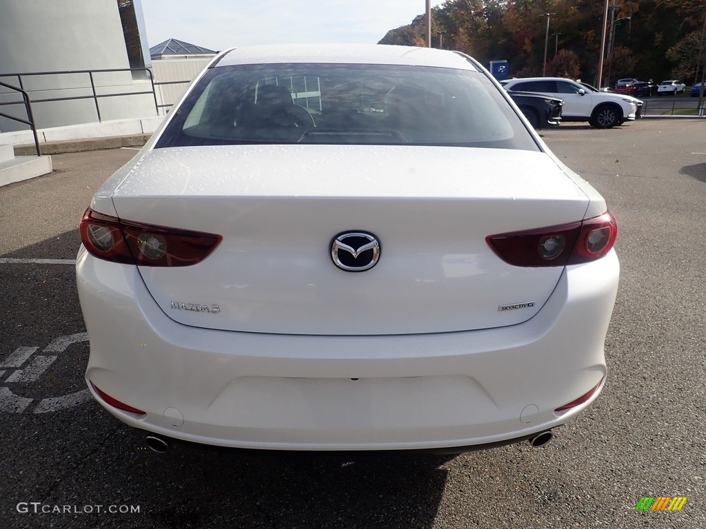 2022 Mazda3 Select Sedan - Snowflake White Pearl Mica / Black photo #3