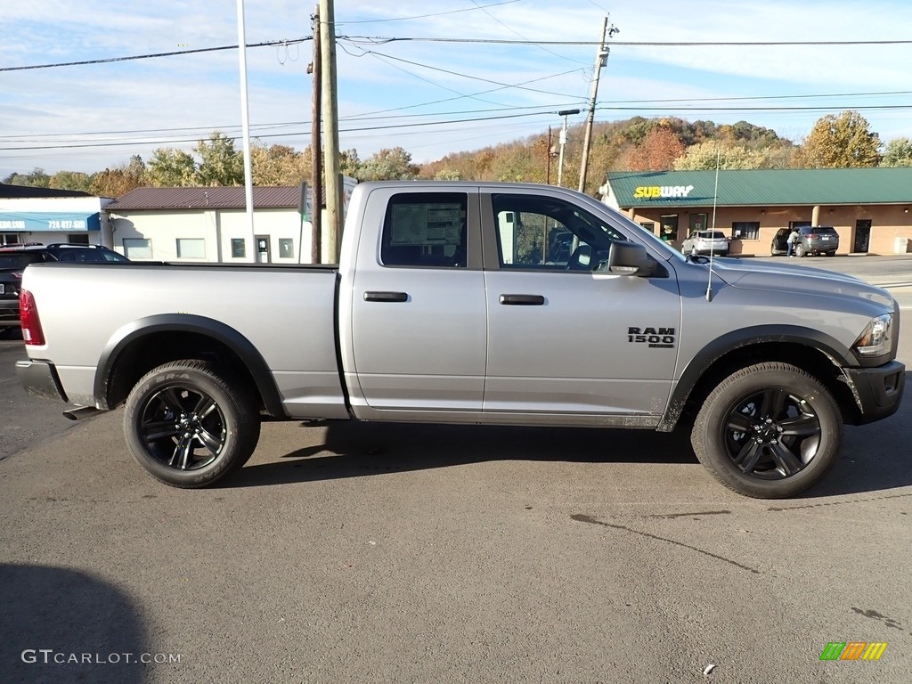 2022 1500 Classic Quad Cab 4x4 - Billet Silver Metallic / Black/Diesel Gray photo #6