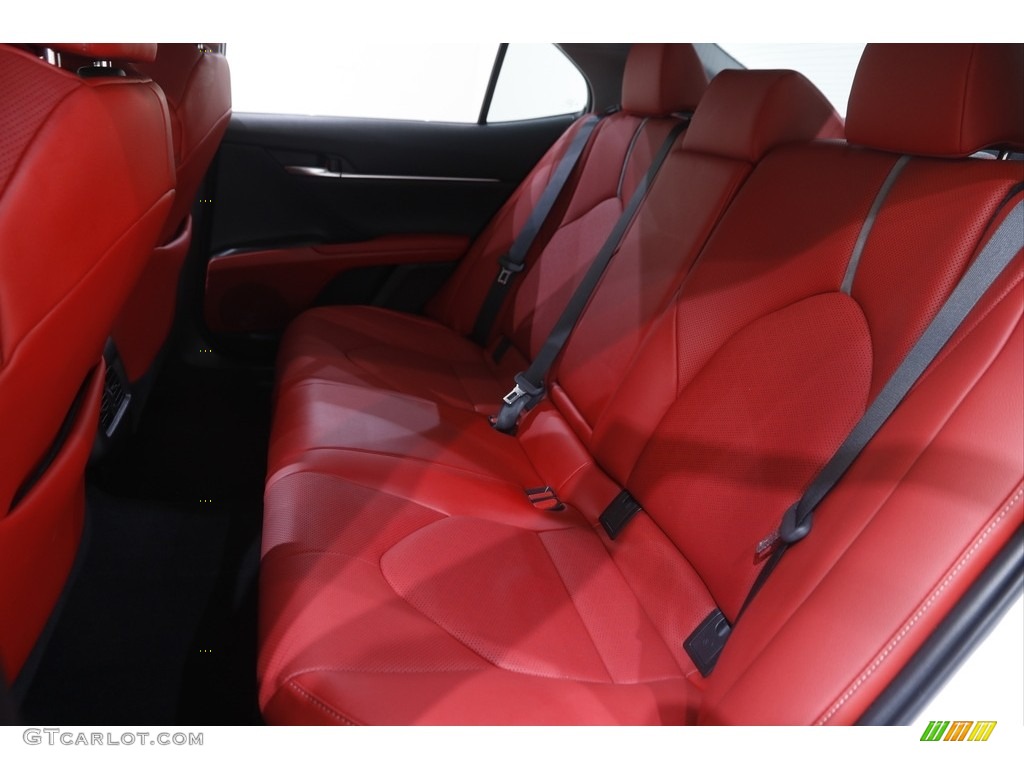 2021 Camry XSE Hybrid - Wind Chill Pearl / Cockpit Red photo #19