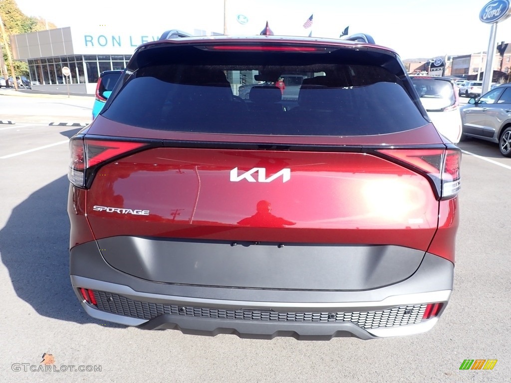 2023 Sportage X-Line AWD - Dawning Red / Black photo #7