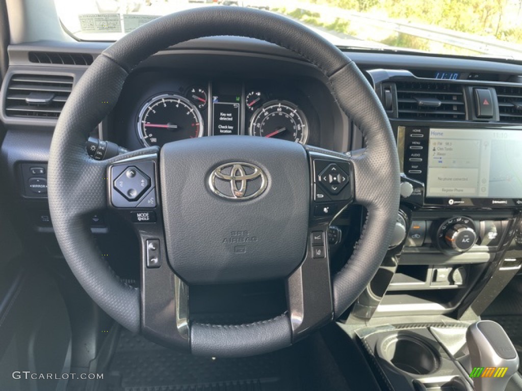 2023 Toyota 4Runner TRD Off Road Premium 4x4 Black/Graphite Steering Wheel Photo #145059145
