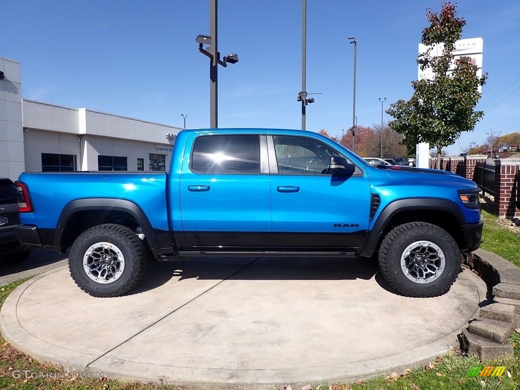 Hydro Blue Pearl 2022 Ram 1500 TRX Crew Cab 4x4 Exterior Photo #145059214