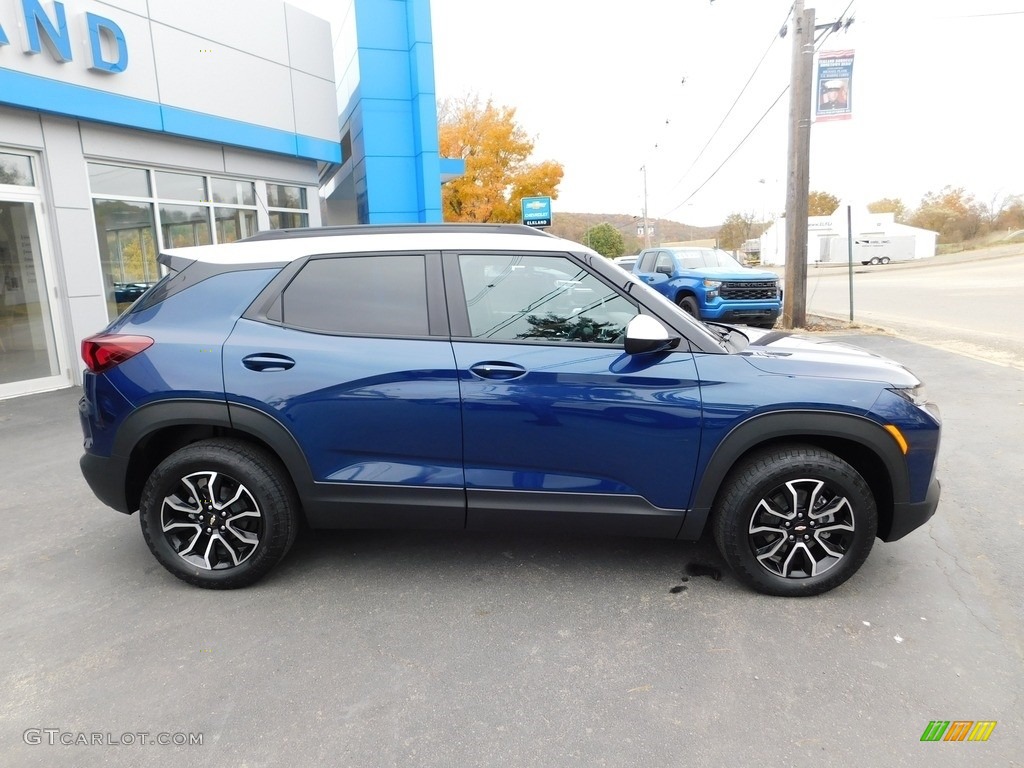 2022 TrailBlazer ACTIV AWD - Blue Glow Metallic / Jet Black/­Almond Butter photo #6