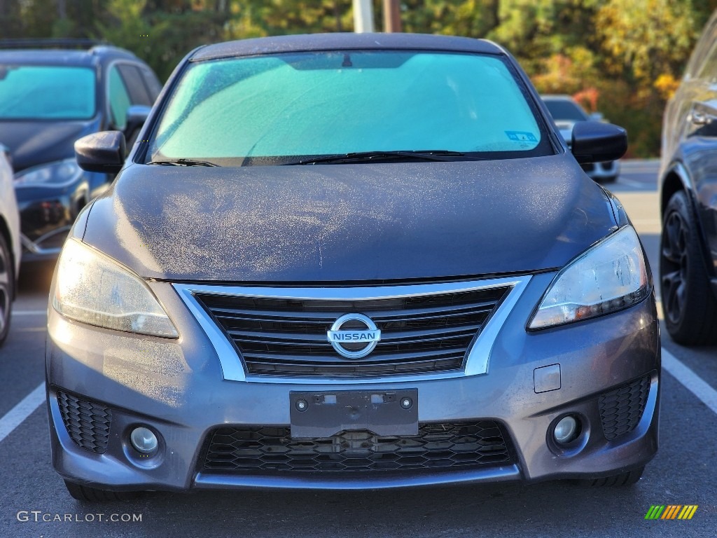 2014 Sentra SR - Amethyst Gray / Charcoal photo #3