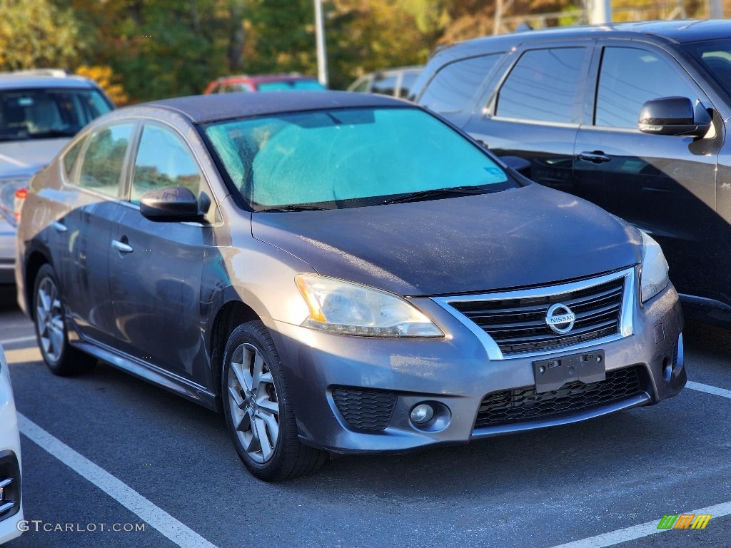 2014 Sentra SR - Amethyst Gray / Charcoal photo #4