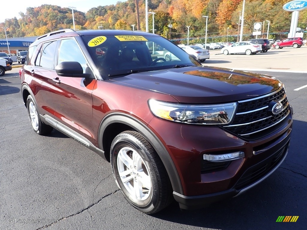 2020 Explorer XLT 4WD - Rich Copper Metallic / Ebony photo #2